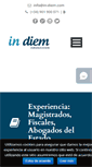 Mobile Screenshot of in-diem.com